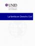 La familia en Derecho Civil